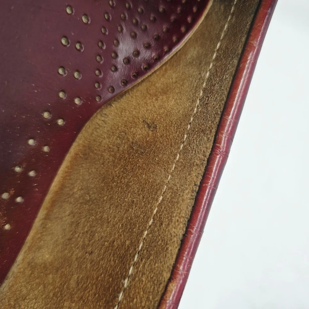GH Bass Penny Loafers Mens 9 D  Red Burgundy Weejuns Leather Dress Shoes